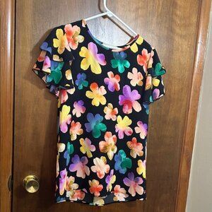Haptics Colorful Floral Women's Blouse